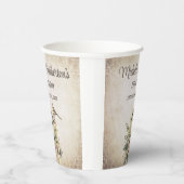 バードハウスボタニカル自然75th誕生日 紙コップ (右)