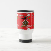 バードハウスメリークリスマス トラベルマグ (中央)