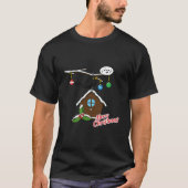 バードハウスメリークリスマス Tシャツ (正面)