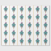 バードハウスラッピング紙 ラッピングペーパー (フラット)