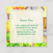 バードハウス不動産仲介業者 スクエア名刺 (裏面)