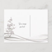 バードハウス引越し案内はがきグレー 案内ポストカード (裏面)