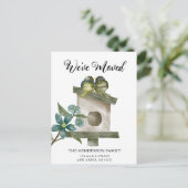 バードハウス新住宅引越し案内はがき ポストカード (スタンド正面)