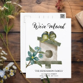 バードハウス新住宅引越し案内はがき ポストカード