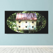 バードハウス編集済み キャンバスプリント (インサイチュ (ウッドフロア))