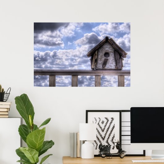 バードハウス ポスター (ホームオフィス)