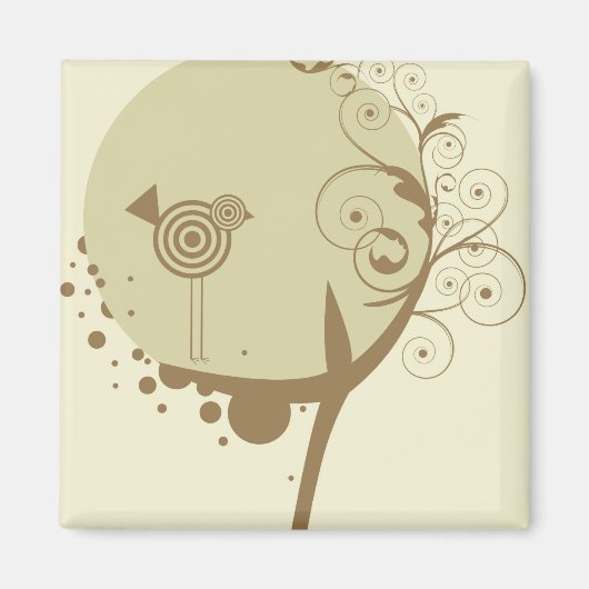 バードハウス マグネット (正面)