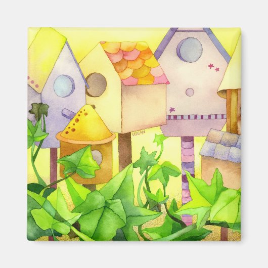 バードハウス マグネット (正面)