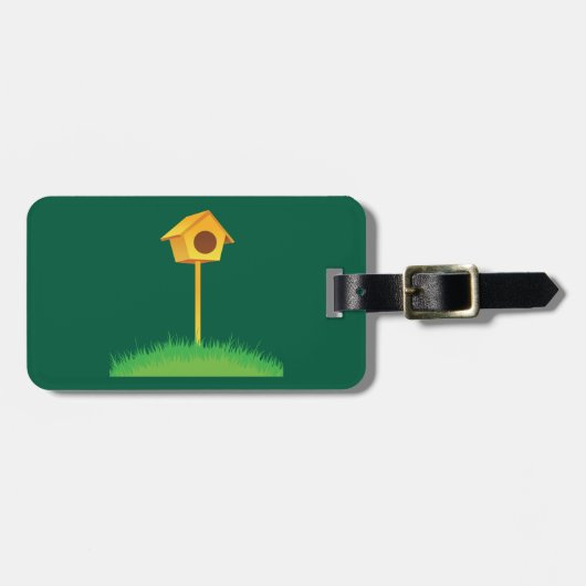 バードハウス ラゲッジタグ (正面横)