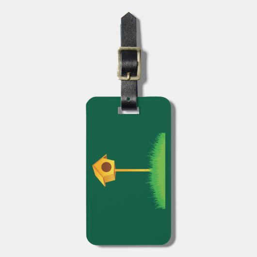 バードハウス ラゲッジタグ (正面縦)