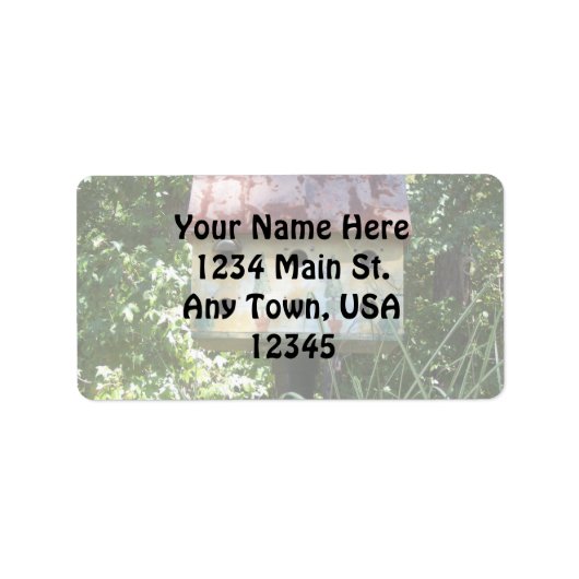 バードハウス ラベル (正面)