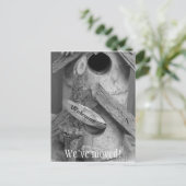 バードハウス – 引越しはがき 案内ポストカード (スタンド正面)