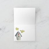 バードハウズお洒落ノテカード カード (内部)