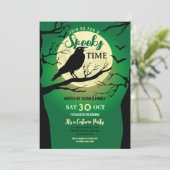 バードハロウィンカウ不気味幽霊のよく出るパーティー 招待状 (スタンド正面)