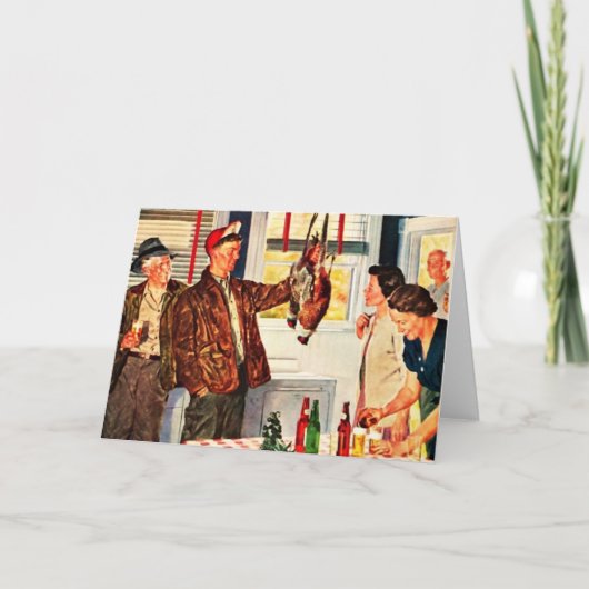 バードハンターズホリデー カード (正面)