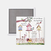 バードハ絵画ウス磁石 マグネット (正面/裏面)