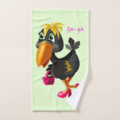 バードバスモダンタオル バスタオルセット (ハンドタオル)