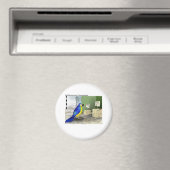 バードバスルームのおもしろい備品ギフト&ティー マグネット (インサイチュ (食洗機))