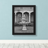 バードバス キャンバスプリント (インサイチュ (ウッドフロア))