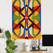 バードバス – Ken Gage Art ポスター (ホームオフィス)