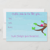 バードバニーイースターエッグ狩り 招待状 (裏面)