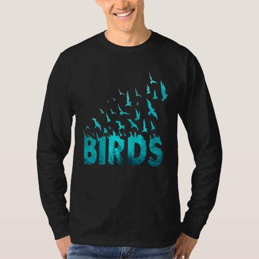 バードバードウォッチャーマバードオウム鳥の鳥達 Tシャツ (正面)