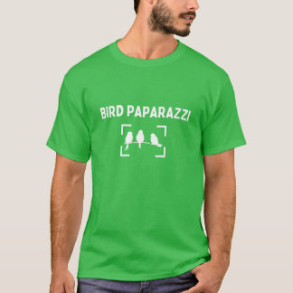 バードパパラッツィおもしろいバードウォッチングヴィンテージ Tシャツ