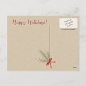 バードビクトリアンクリスマス葉書 シーズンポストカード (裏面)