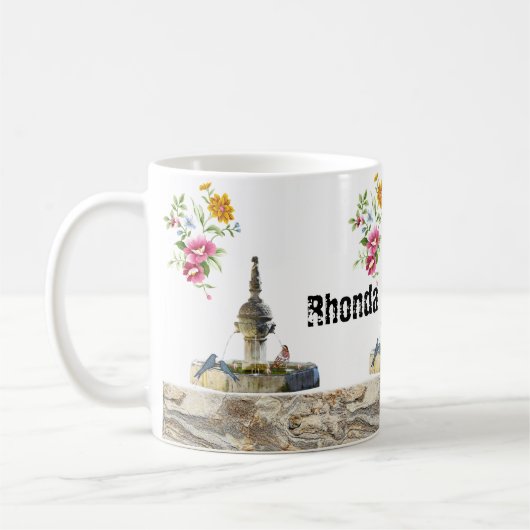 バードファウンテンフローラマグカップ コーヒーマグカップ (左)