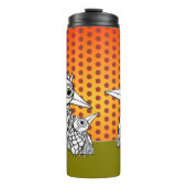 バードファミリー&水玉模様 タンブラー (正面)