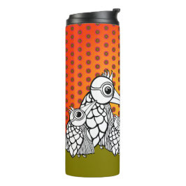 バードファミリー&水玉模様 タンブラー