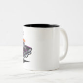 バードフィンク1969ロードランナーパープル ツートーンマグカップ (正面右)