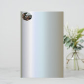 バードフィーダーでのリス 便箋 (スタンド正面)