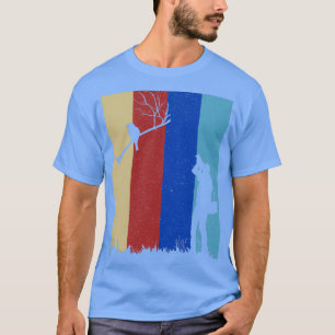 バードフォトグラファーBirdwatcherカメラヴィンテージBirdi Tシャツ