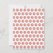 バードフォークアートクリスマス ノートカード (裏面)