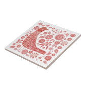 バードフォークアート タイル (側面)