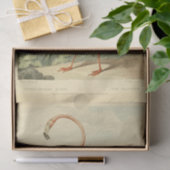 バードフラミンゴエフェメラデクページ 薄葉紙 (ギフト)