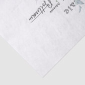 バードフラワースクリプトフランスのポストマークの切り離し 薄葉紙 (詳細)