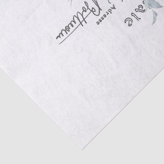 バードフラワースクリプトフランスのポストマークの切り離し 薄葉紙 (詳細)