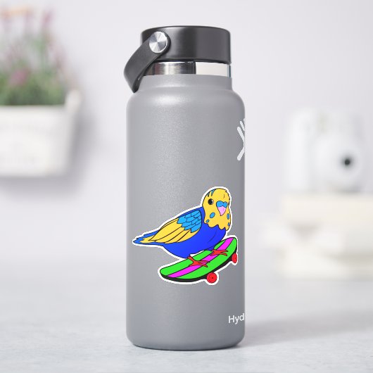 バードブジースケートボード4"キスカットビニールシール シール (HydroFlask)