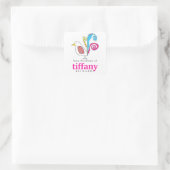 バードブックお洒落プレート スクエアシール (バッグ)