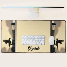 バードブラックシルエットゴールデンイエローカスタマイズ