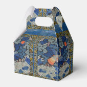 バードブルー中国の刺繍ヴィンテージ フェイバーボックス (裏面サイド)