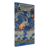 バードブルー中国の刺繍ヴィンテージ ミニクリップボード (アングル)