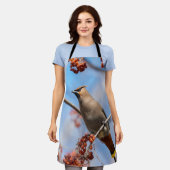 バードボヘミアン威厳のあるワクウィング エプロン (着用した状態)