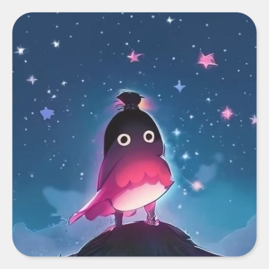 バードボーイ スクエアシール (正面)