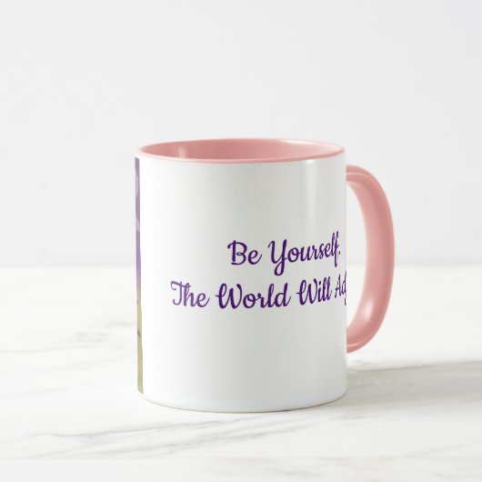 バードマお洒落グは自分の世界が調整する マグカップ (正面右)