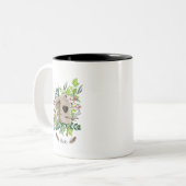 バードマグ(鳥)ショウジョウコウカンチョウ ツートーンマグカップ (正面左)