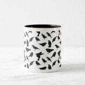 バードマパターン（の模様が）あるグ ツートーンマグカップ (中央)