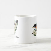 バードマパーソナライズされたグ コーヒーマグカップ (中央)